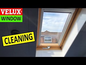 How to clean a Velux Window easily - Velux Roof Window Cleaning