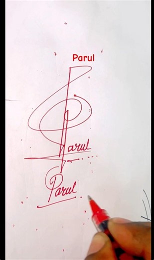 Parul Name Signature