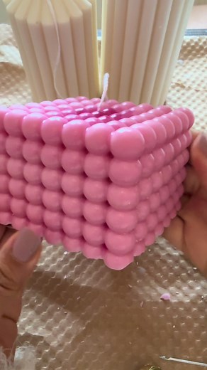 How to Make Beautiful Bubble Candles at Home