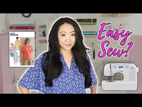 Cute Summer Top! 👚 Butterick B6688 Sewing Pattern Review