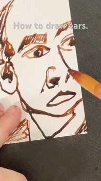 Ink drawing on index cards. Drawing is fun! #art