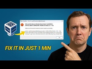 How to Fix NtCreateFile(\Device\VBoxDrvStub) Failed Error in VirtualBox (Full Fix 0xc0000034)