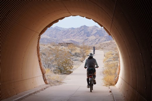 Conquering the River Mountains Loop Trail by e-bike