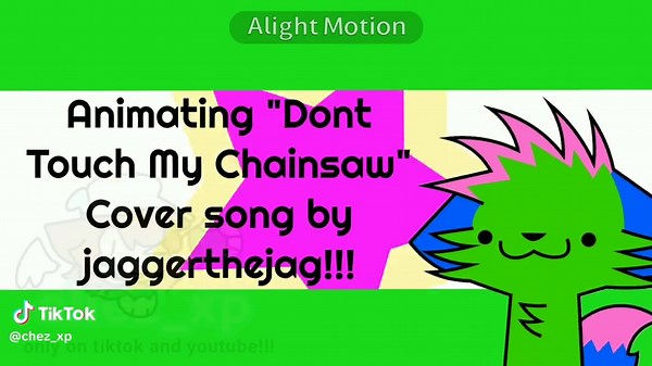 Silly Animation Cover of 'Don't Touch My Chainsaw'