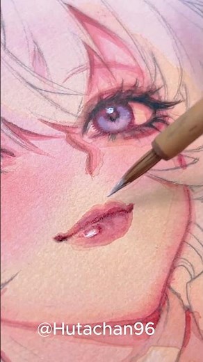 Draw a Sweet Pink-Toned Girl 🎀 #shorts