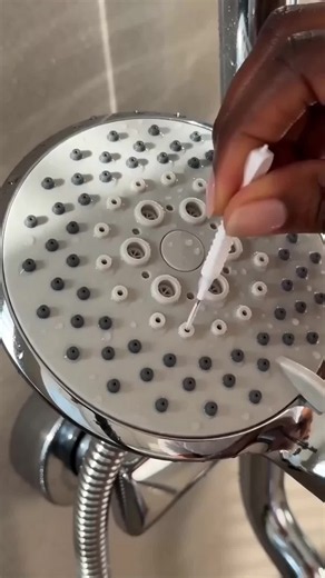 Shower Head Cleaning Brush: Remove Limescale for Stronger Water Flow