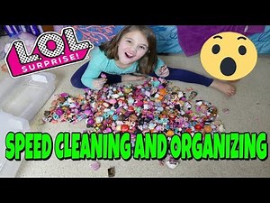 LOL Surprise Speed Cleaning | 2 Ways to Organize and Store My LOL Dolls
