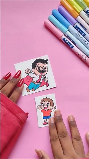 DIY FATHER'S DAY CARD 💝✨ #diy #fathersday #shortsviral #shortsfeed #ytshorts #love #father #shorts