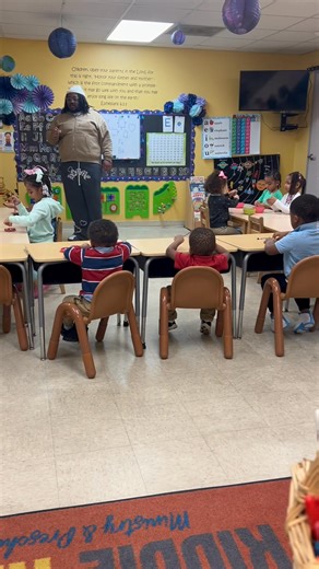 Class practicing fine motor, number recognition, counting, adding, sub tracking, listenig skills, and Sooooo Much FUN!!! | Kiddie Kare Ministry & Preschool
