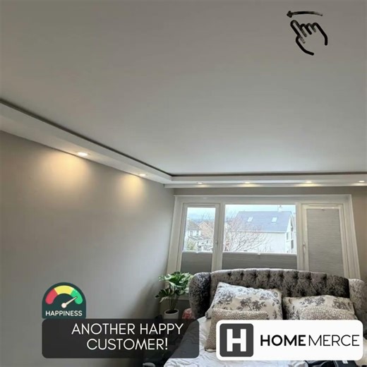 Another Coving Installation done by our Customer - model GU10HA Homemerce