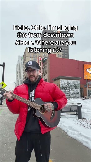 singing my song in Akron hoping to find LeBron James #ohio