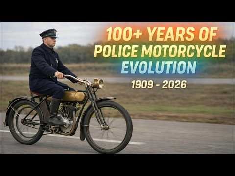 100+ Years of Police Motorcycle Evolution (1909–2026)