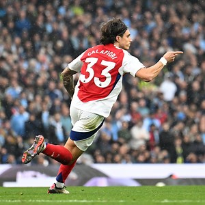 🗓️ One year ago today... Riccardo Calafiori’s incredible first goal for The Arsenal 🚀 | Arsenal