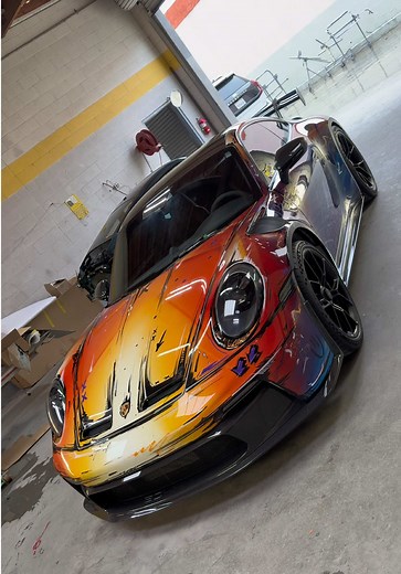 Art Car 25: Custom Painting Porsche with Comic Style