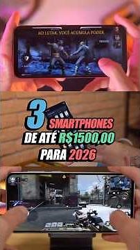 3 Cell Phones up to R$1500 with the BEST COST-BENEFIT ratio!