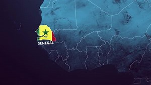 Senegal Map And Flag 4K