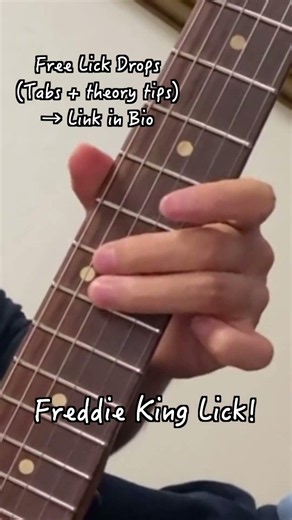 Freddie King Lick 6 from Have You Ever Loved a Woman | Get the latest Free Lick Drop