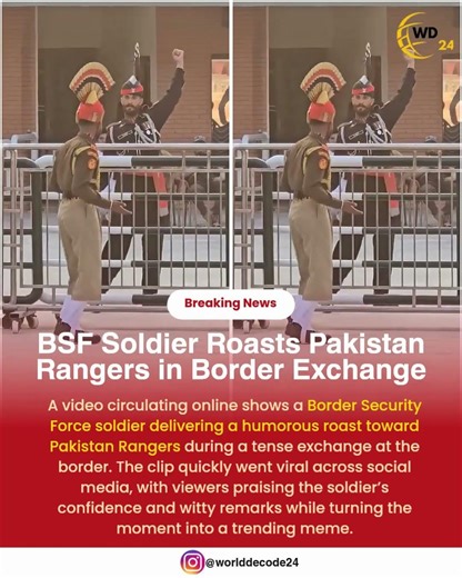 BSF Soldier Roasts Pakistan Rangers in Border Exchange