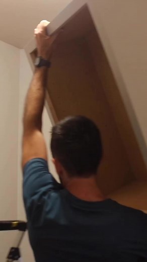 After two years of working together, I can’t believe Jacob still doesn’t know that I can’t do a pull-up. 😂 #team #woodworker #diy #cabinet #buildit #pullup | Wilker Do's