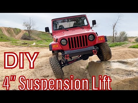 Jeep Wrangler Tj - DIY 4” Suspension Lift Kit Installation Guide : Skyjacker Off-road Build