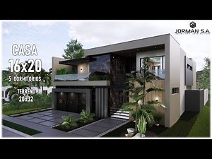 House Design | Modern House Design | 16x20m 2 Storey | 5 Bedrooms