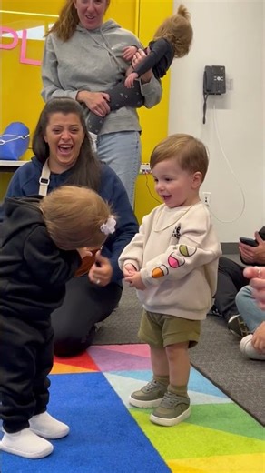 Adorable Toddlers Share a Heartwarming Hug