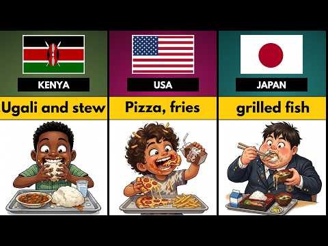 School Lunches Around The World 🍱🌍