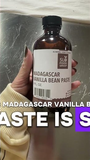 Vanilla bean paste is so much better to bake with vanilla extract