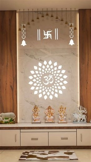9.2K views · 74 reactions | 杖✨ Creating the Perfect Pooja Unit! ✨杖 Turn your sacred space into a serene sanctuary with these stunning pooja unit ideas. Whether you love intricate designs or minimalist vibes, we’ve got something for everyone.  Check out our reel to learn how you can elevate your spiritual corner and bring peace and positivity into your home!  #PoojaUnit #SpiritualVibes #HomeBliss #SacredSpace #HomeStyling | Homebliss | Facebook