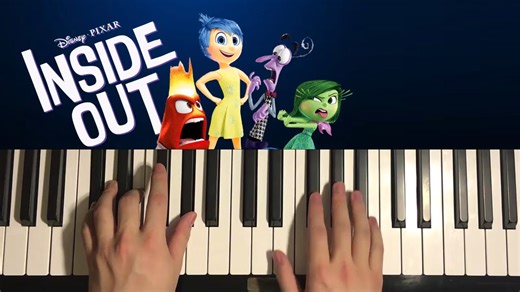 How To Play Inside Out Main Theme Piano Tutorial Lesson | AmosDoll Music