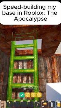 Building faster than the zombie waves #roblox #survivalgame #speedrun