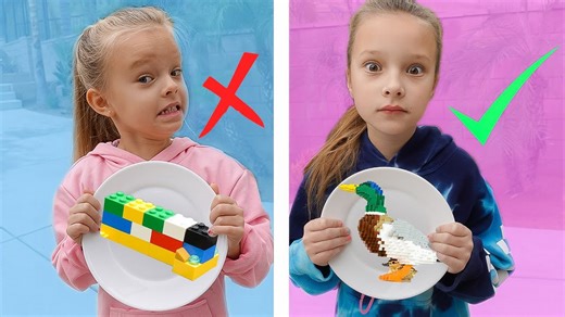 Blindfold LEGO Life Building Challenge!