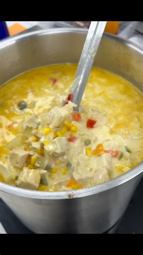 Inspired by the Basque region of France our Chicken Soup has a rich homemade stock that we make in house. Chicken, Potatoes, Corn, Beans and lots of vegetables. It will be in the case tomorrow. (Thursday) | Patisserie by Sheila Anne
