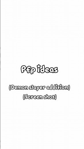 Demon slayer pfp ideas