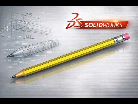 Pencil _ Solidworks Tutorial 3d _ 2026