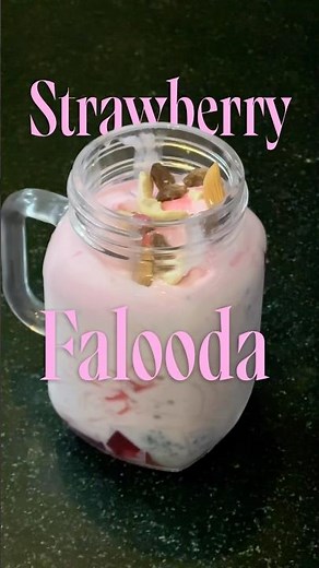 Strawberry Falooda Recipe | How to Make Falooda with Weikfield Falooda Mix at Home