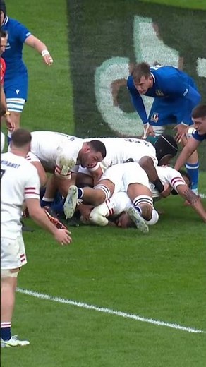 Ollie Chessum’s first England try in 2023 🌹