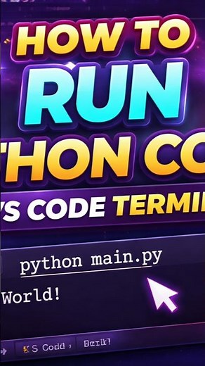 Python Run in VS Code using Terminal (Step-by-Step)💻.🔥 Beginner 🔰 #aiml #btech #pythonlearning