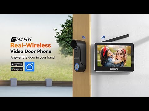 Golens DB1 Wireless Video Intercom – The Ultimate Smart Doorbell with 8 - inch Touchscreen