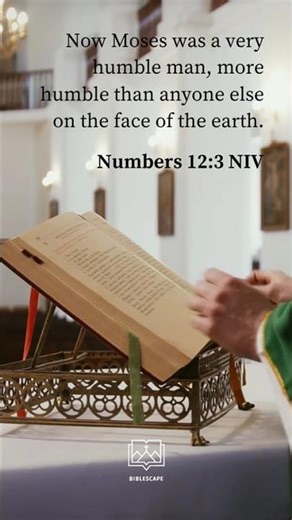 Biblescape ( Numbers 12:3 NIV)