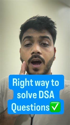 Vishal Bachchas | Understand why I am Saying this!! #dsa #datastructure #algorithm #coding #programming | Instagram