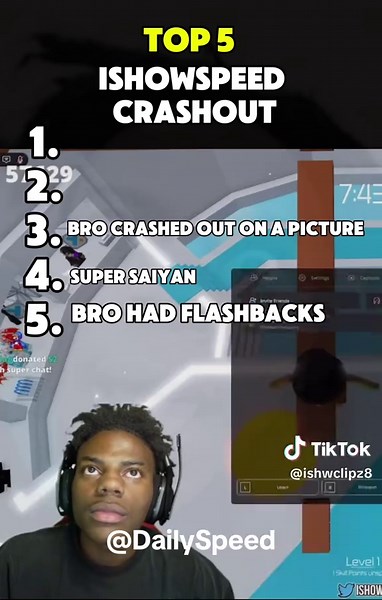 Top 5 Memorable ISHOWSPEED Crashouts
