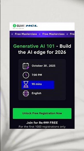 GUVI & HCL Teach This — But Freshers Can Learn AI/ML Free! 🚀