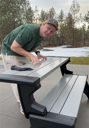 Convert a bench #bench #picnictable #patiofurniture #yardfurniture #qvc