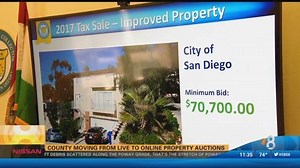 County moving from live to online property auctions