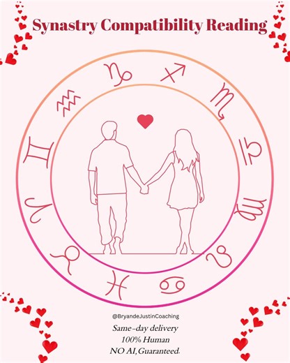SAME-DAY Love Synastry Compatibility Reading PDF | Astrology Love   Relationship Report - Etsy