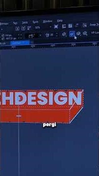 Tutorial Corel Draw | Cara bikin teks ala shopee #coreldraw #fontstyle #tutorial