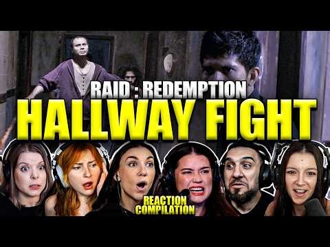 TOP "Hallway Fight" REACTIONS!! | The Raid Redemption (2011) Movie Reaction Compilation