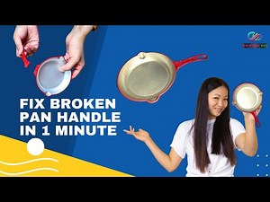 Fix Broken Pan Handle in 1 Minute (EASY DIY HACKS!) 🍳| Do More DIY
