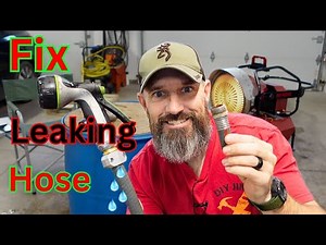 How to REPAIR Garden HOSE leak (easy)